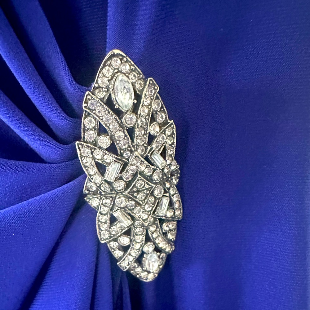 RALPH LAUREN Palacial Royal Blue Evening Gown ๐ Size 6 - Picture 4 of 6